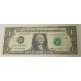 UNITED STATES OF AMERICA 2003 . ONE 1 DOLLAR BANKNOTE . ERROR . WET INK TRANSFER
